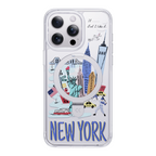 New York Design MagSafe iPhone Case with Ring Holder