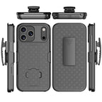 Rugged Hard Shell Case with Belt Holster Stand