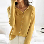 Charline Draped Collar Knit Cardigan_7