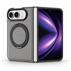 Leather iPhone Duo Case with Ring Kickstand