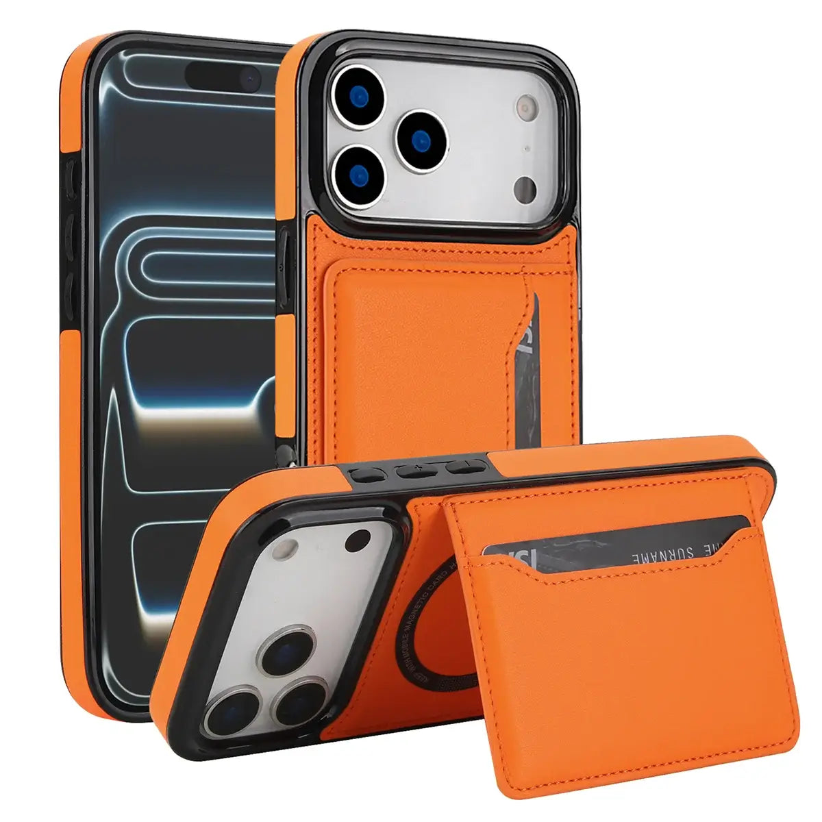 MagSafe Card Holder iPhone Case with Detachable Wallet