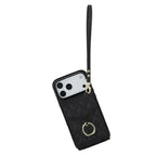Quilted Crossbody iPhone Case with Ring Stand