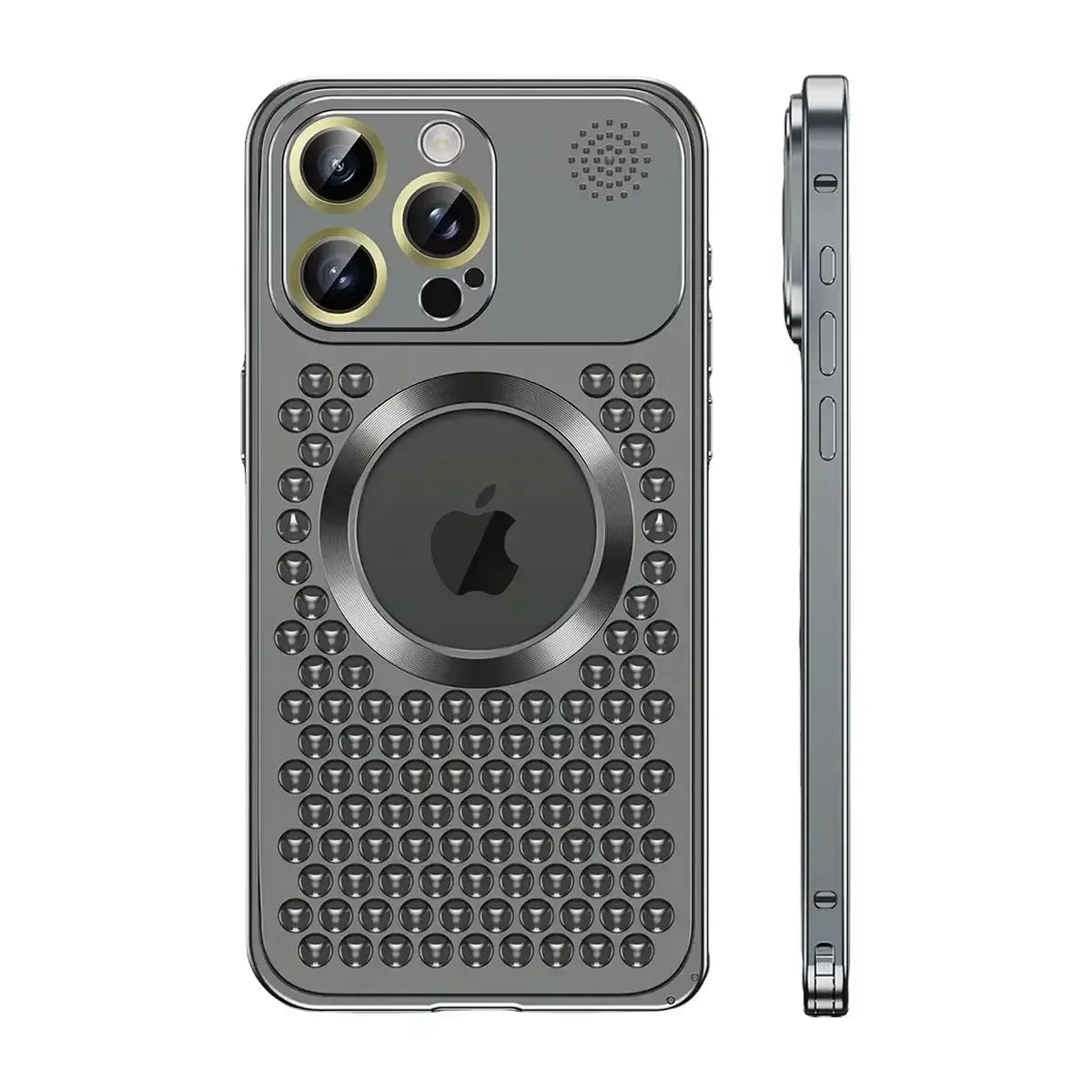 Hollow Dot Pattern MagSafe iPhone Case