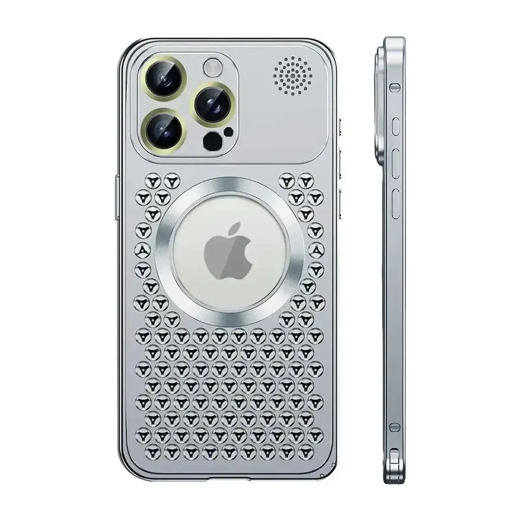 Hollow Dot Pattern MagSafe iPhone Case