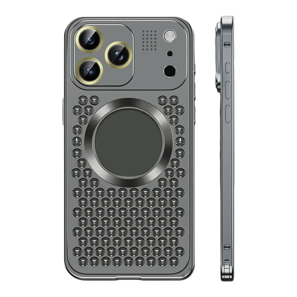 Hollow Dot Pattern MagSafe iPhone Case