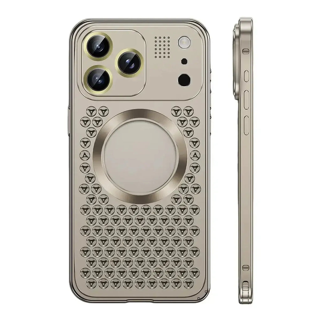 Hollow Dot Pattern MagSafe iPhone Case