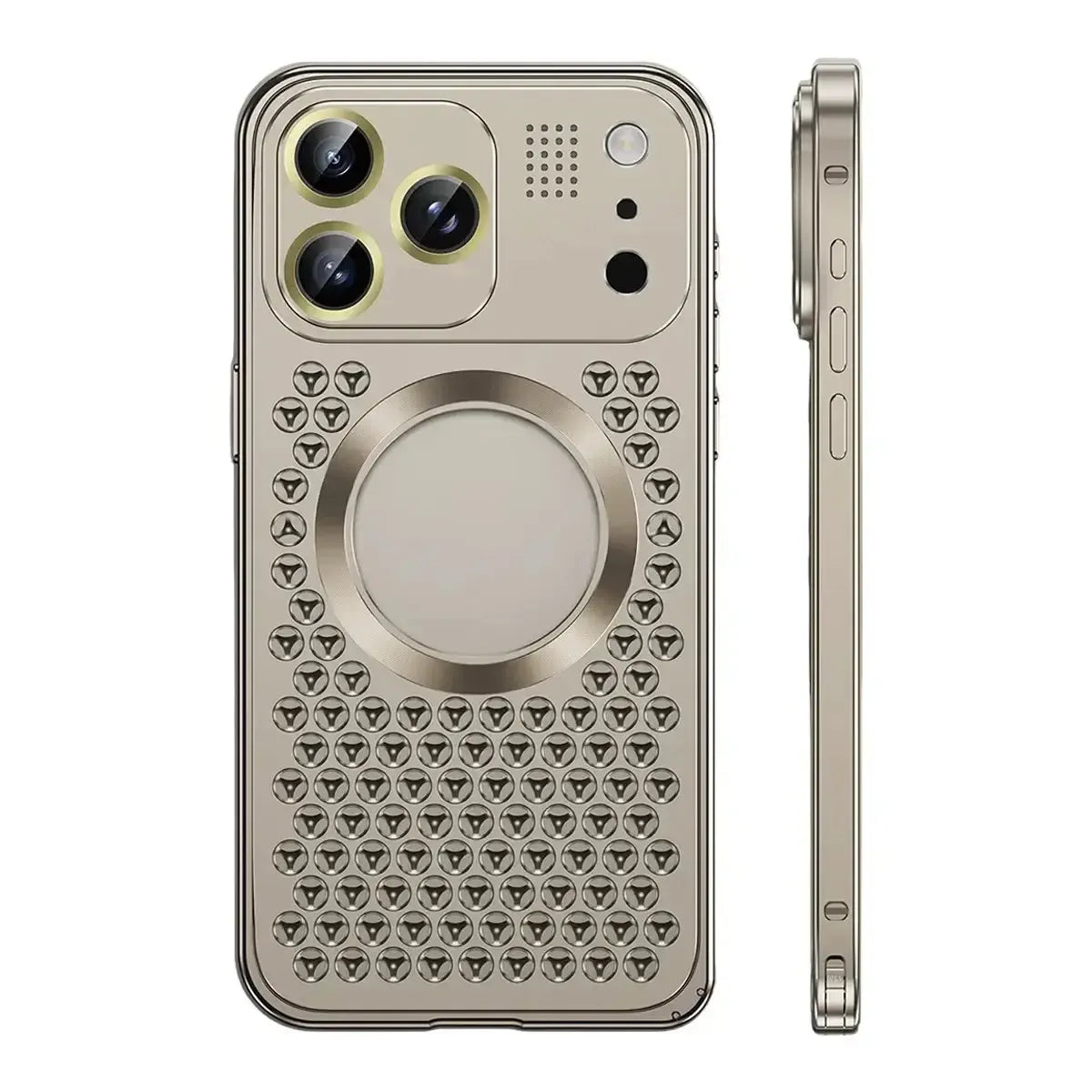 Hollow Dot Pattern MagSafe iPhone Case