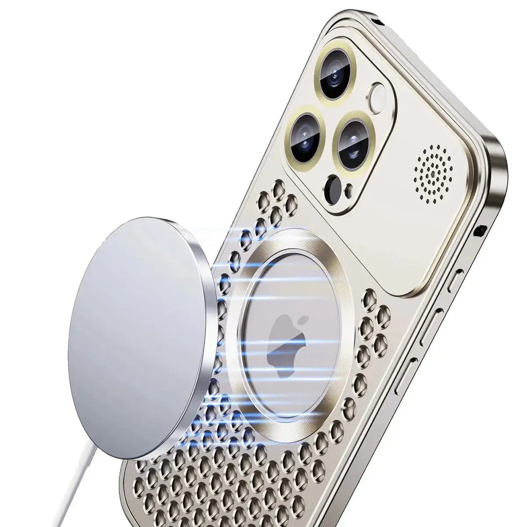 Hollow Dot Pattern MagSafe iPhone Case