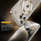 Hollow Dot Pattern MagSafe iPhone Case