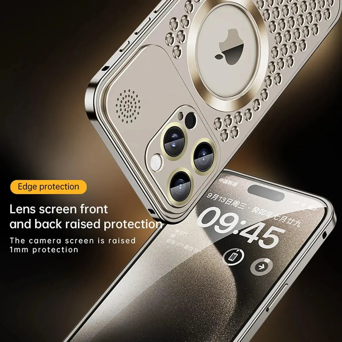 Hollow Dot Pattern MagSafe iPhone Case