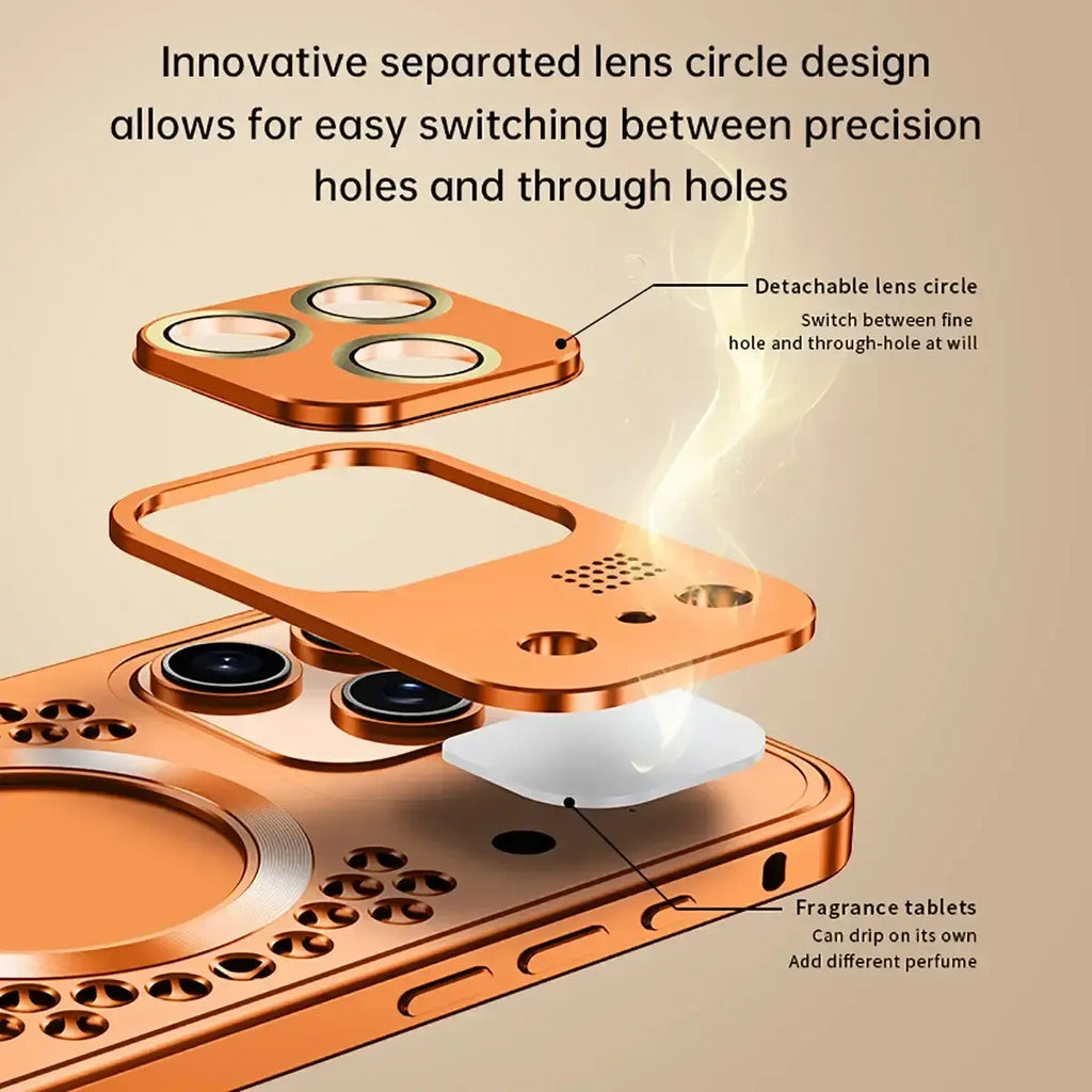Hollow Dot Pattern MagSafe iPhone Case