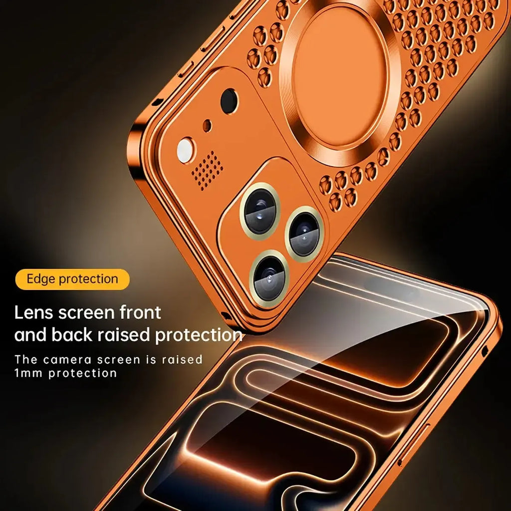 Hollow Dot Pattern MagSafe iPhone Case