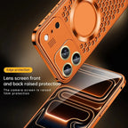 Hollow Dot Pattern MagSafe iPhone Case