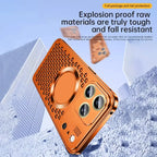 Hollow Dot Pattern MagSafe iPhone Case