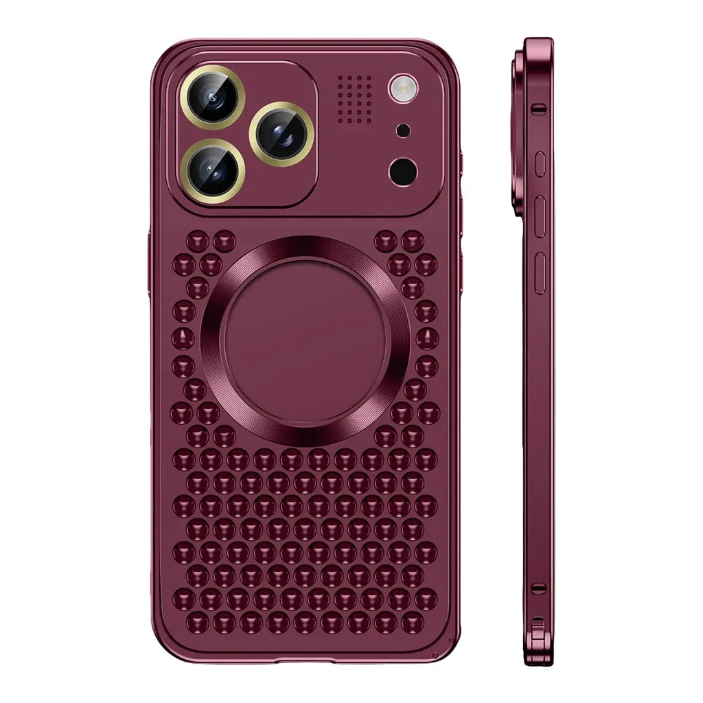 Hollow Dot Pattern MagSafe iPhone Case