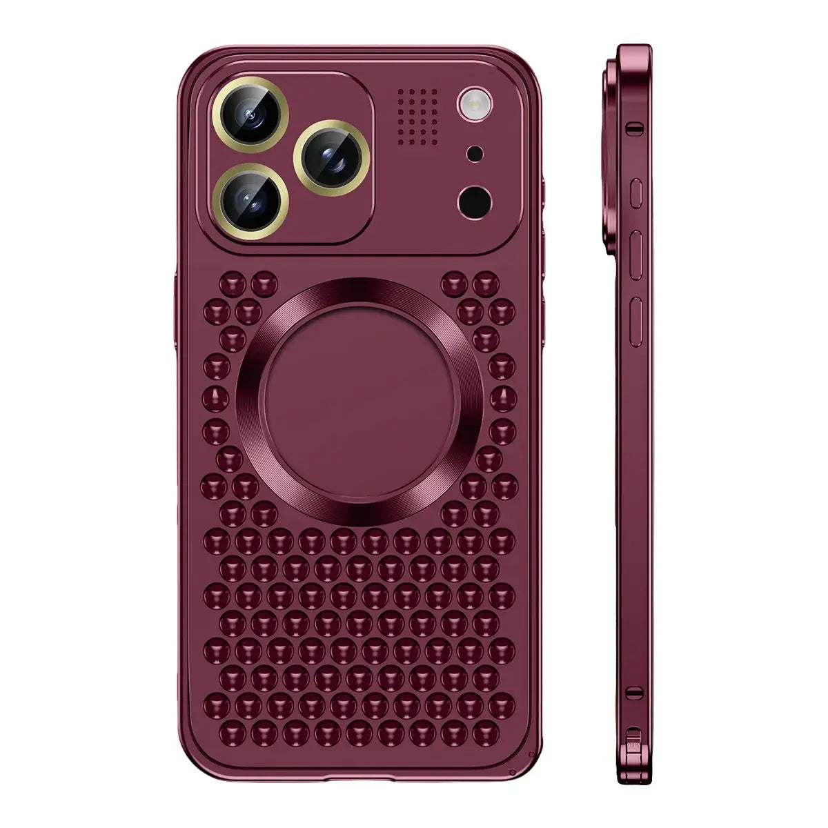 Hollow Dot Pattern MagSafe iPhone Case