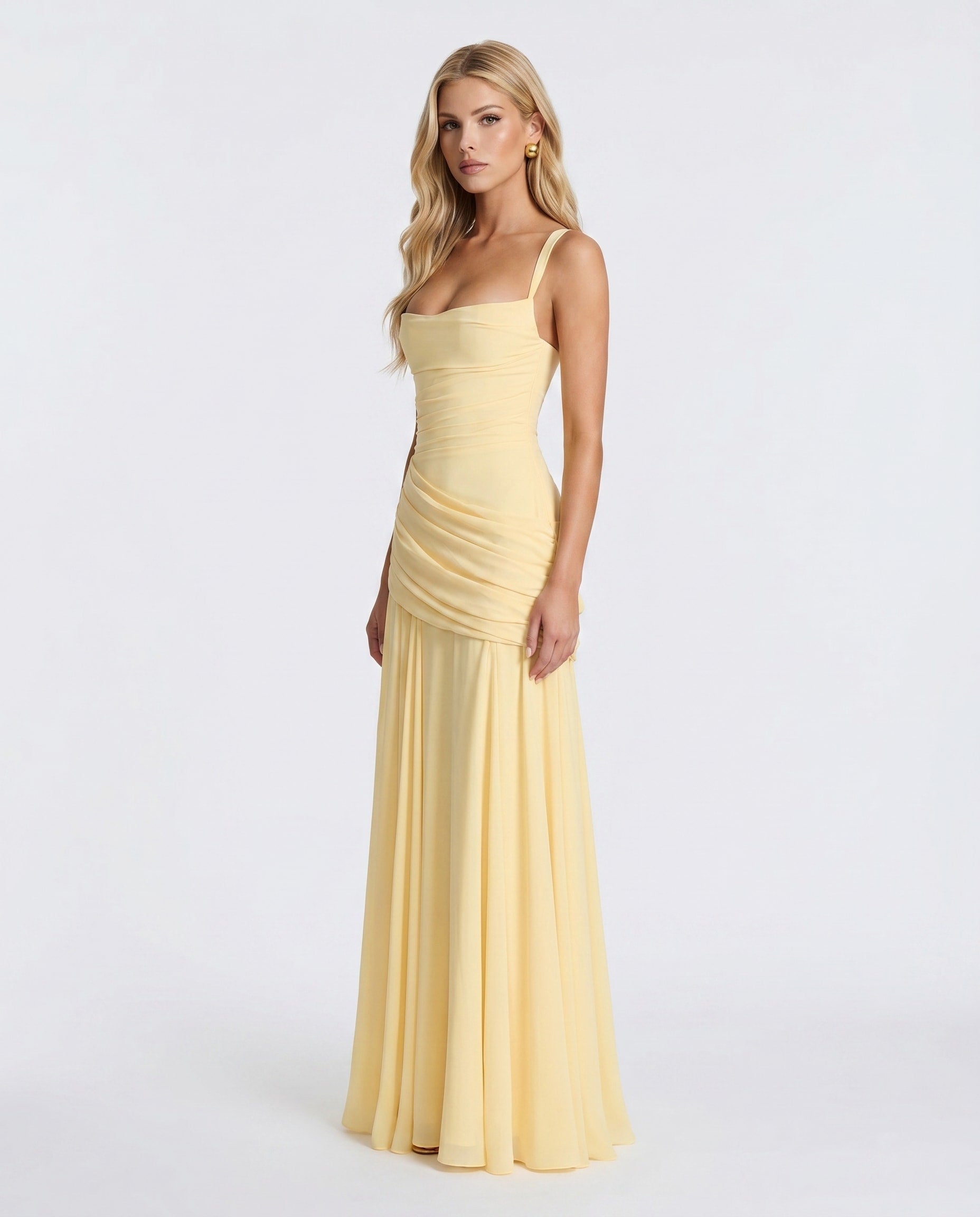 Runa Ruched Square Neck Maxi Dress_2