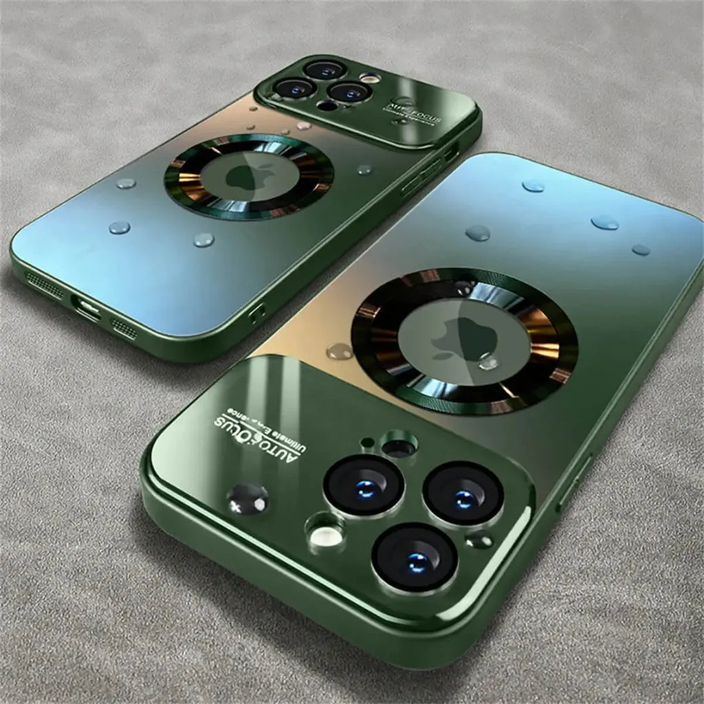 Glass Lens Cover MagSafe iPhone Case