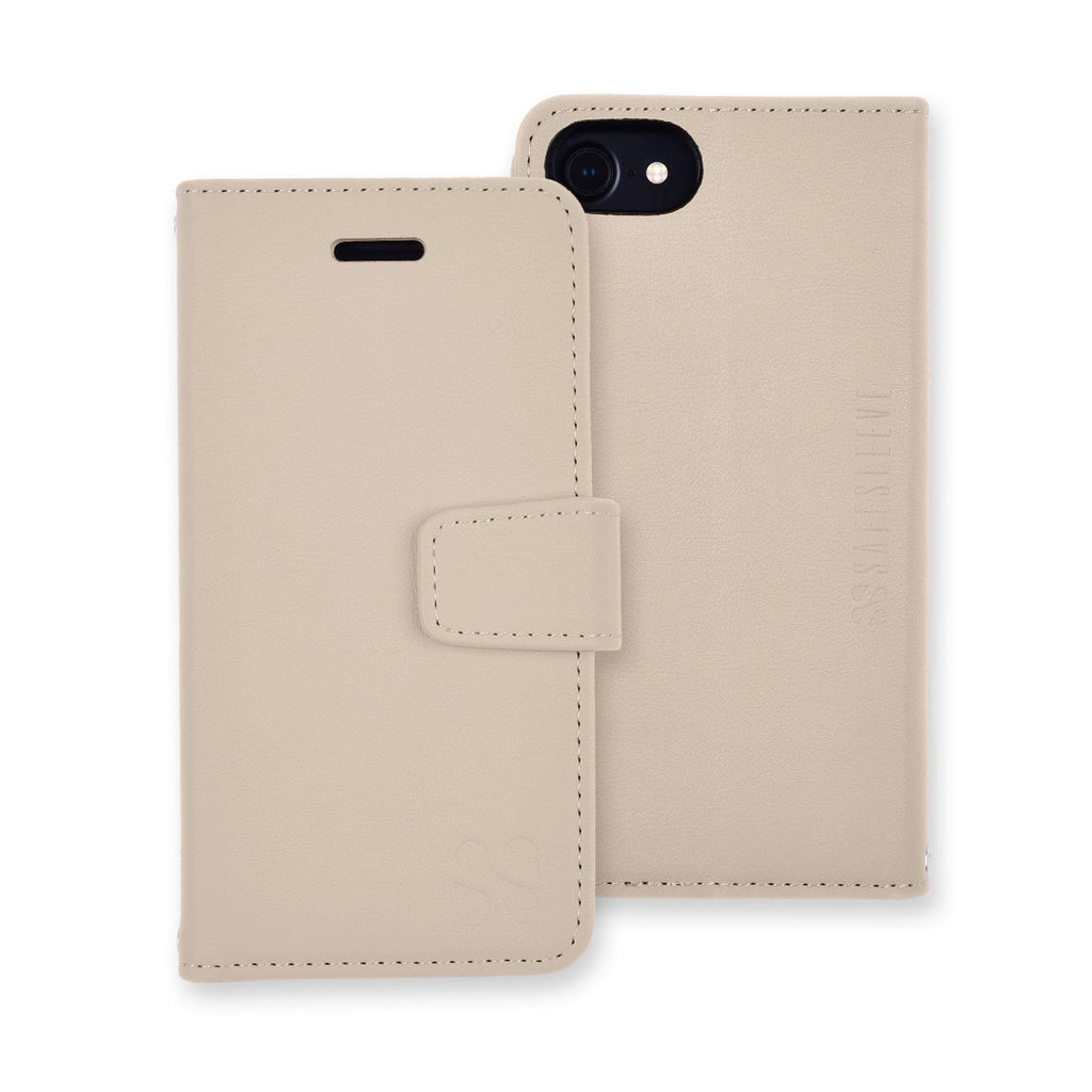 Leather Flip Folio iPhone Case Tab Closure