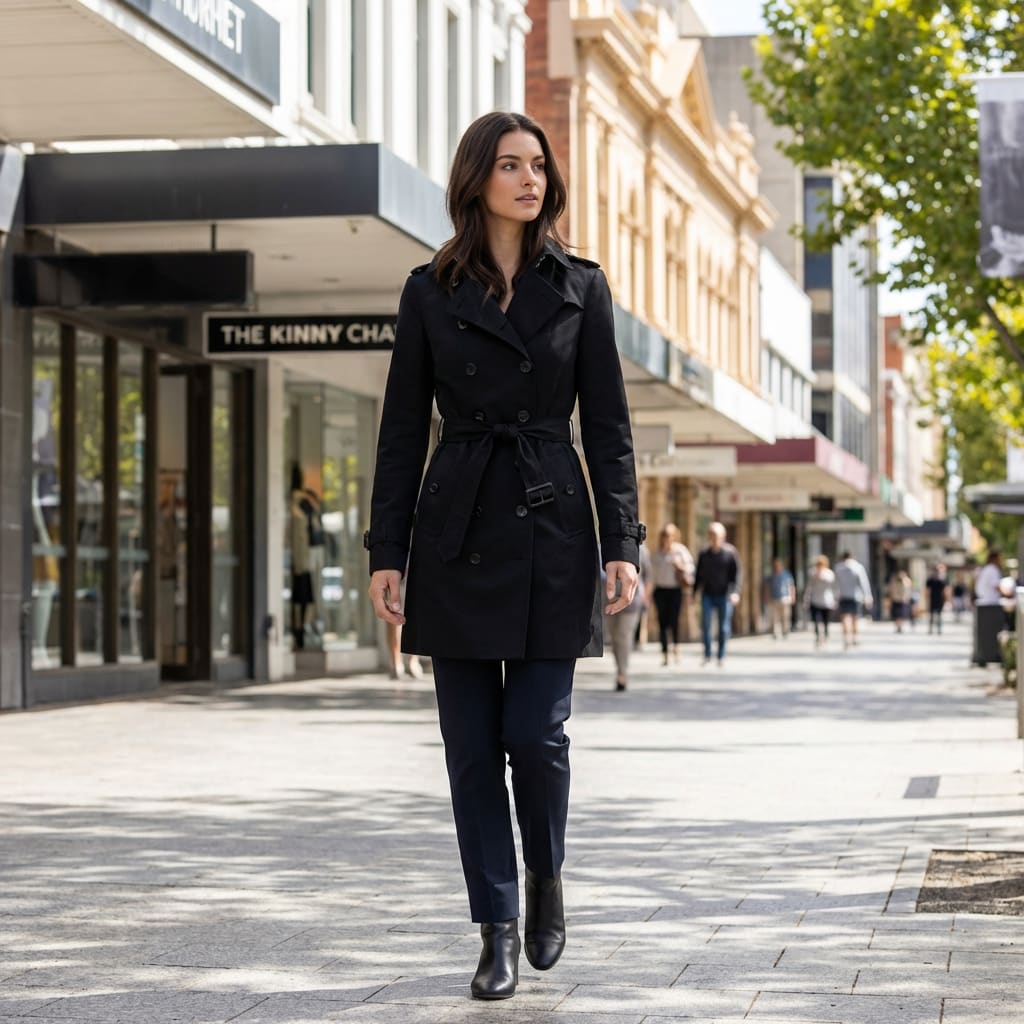 Silke Belted Double Breasted Trench Coat_2