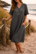 Gesa Relaxed Fit Kaftan Midi Dress_3