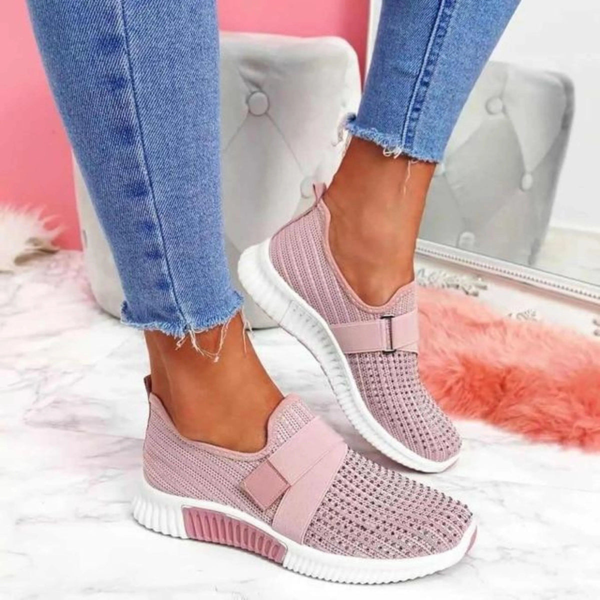 Rina Cushioned Slip On Sneakers_8