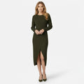 Selma Waffle Knit Midi Dress_1