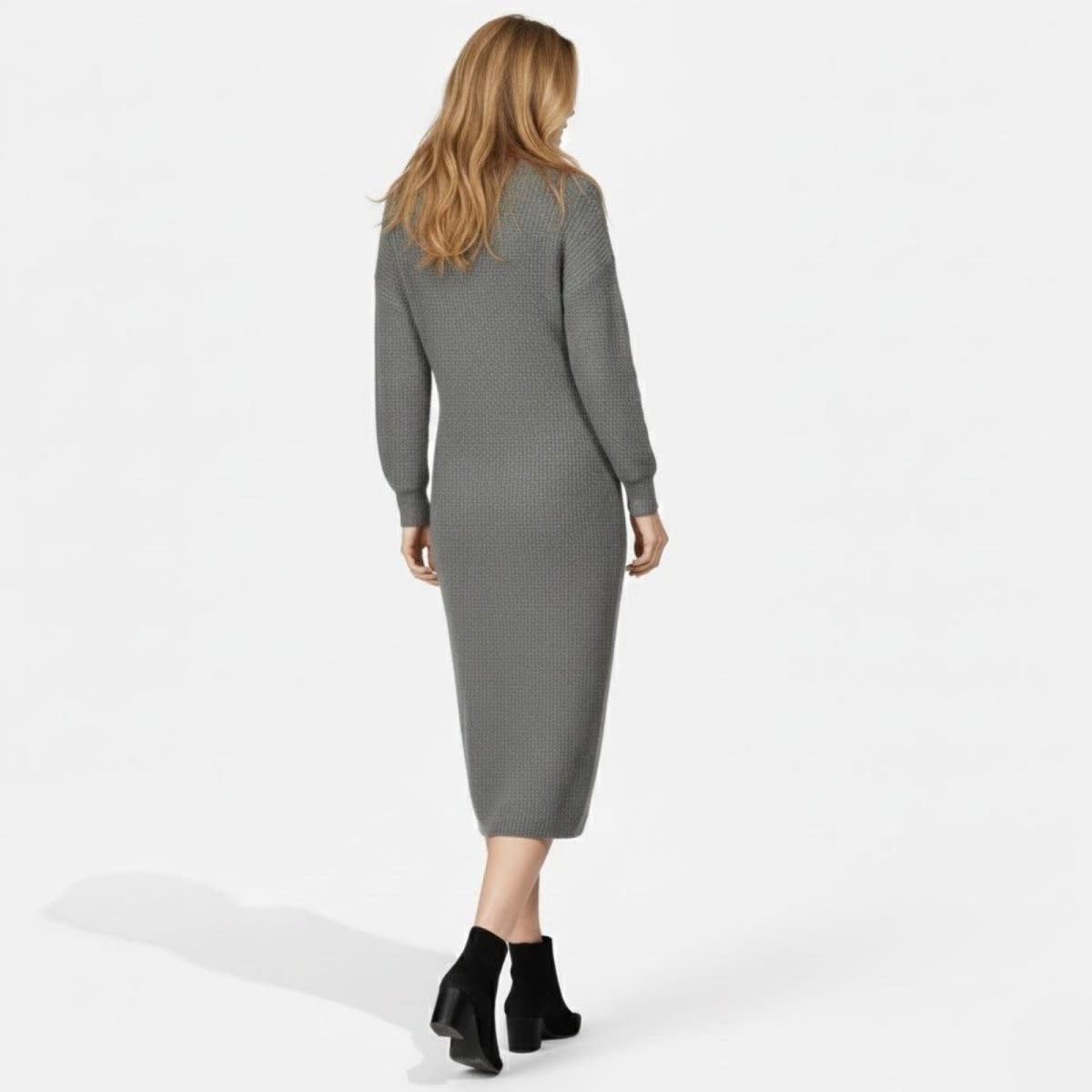 Selma Waffle Knit Midi Dress_13