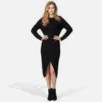 Selma Waffle Knit Midi Dress_16