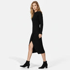 Selma Waffle Knit Midi Dress_17