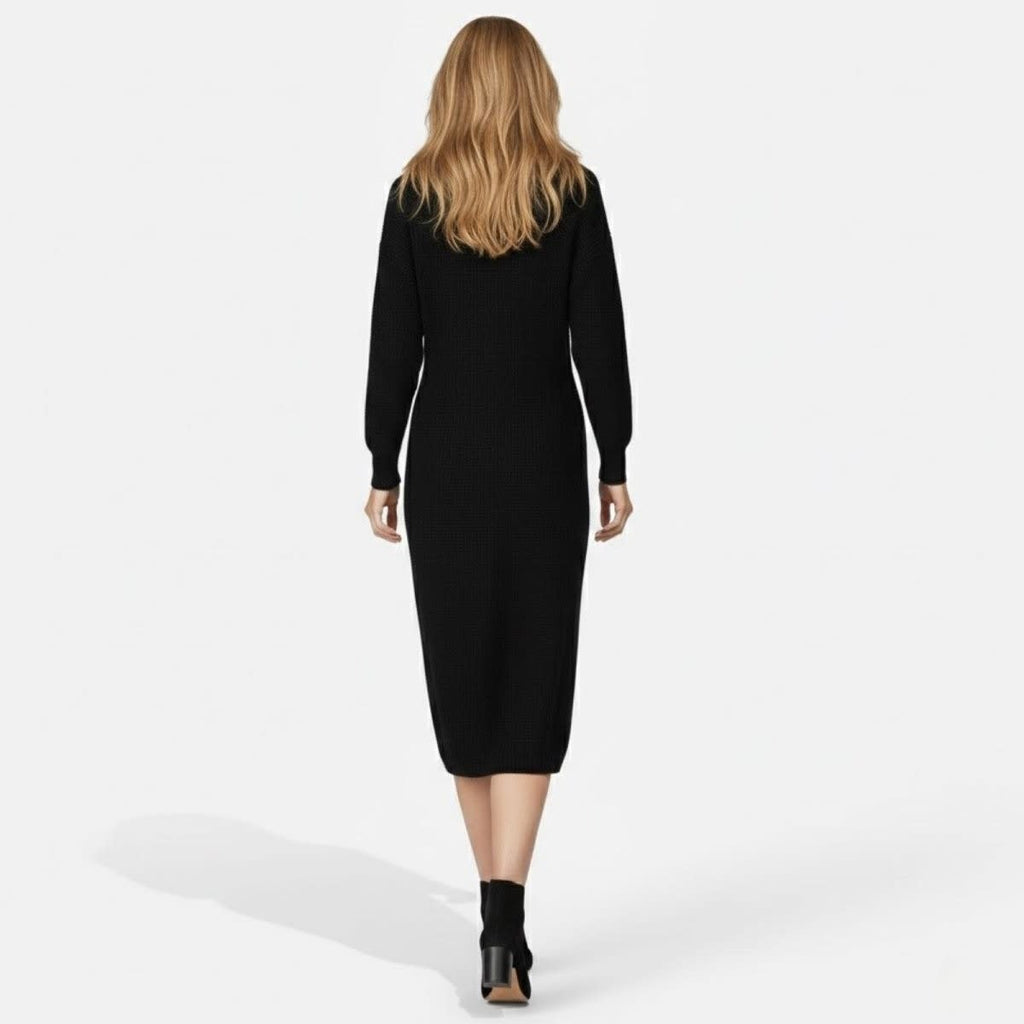 Selma Waffle Knit Midi Dress_18