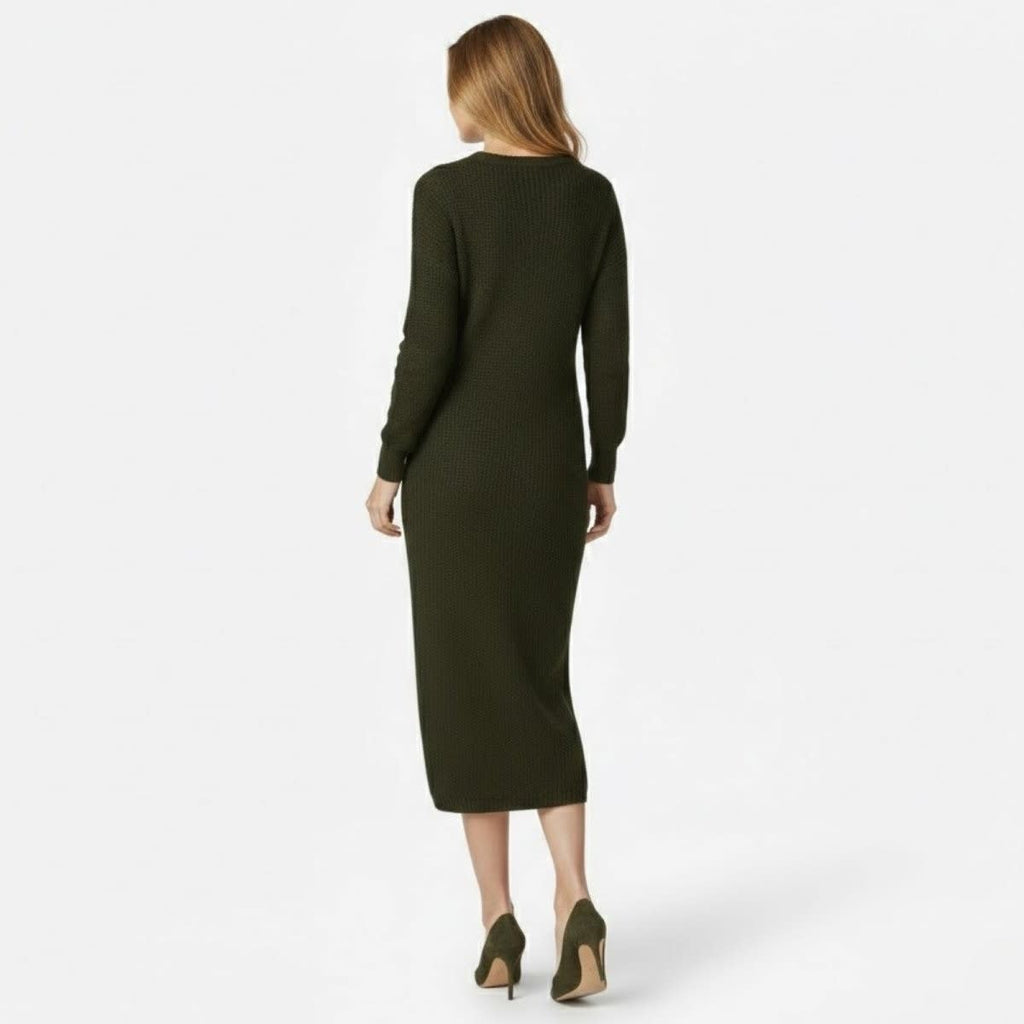 Selma Waffle Knit Midi Dress_3
