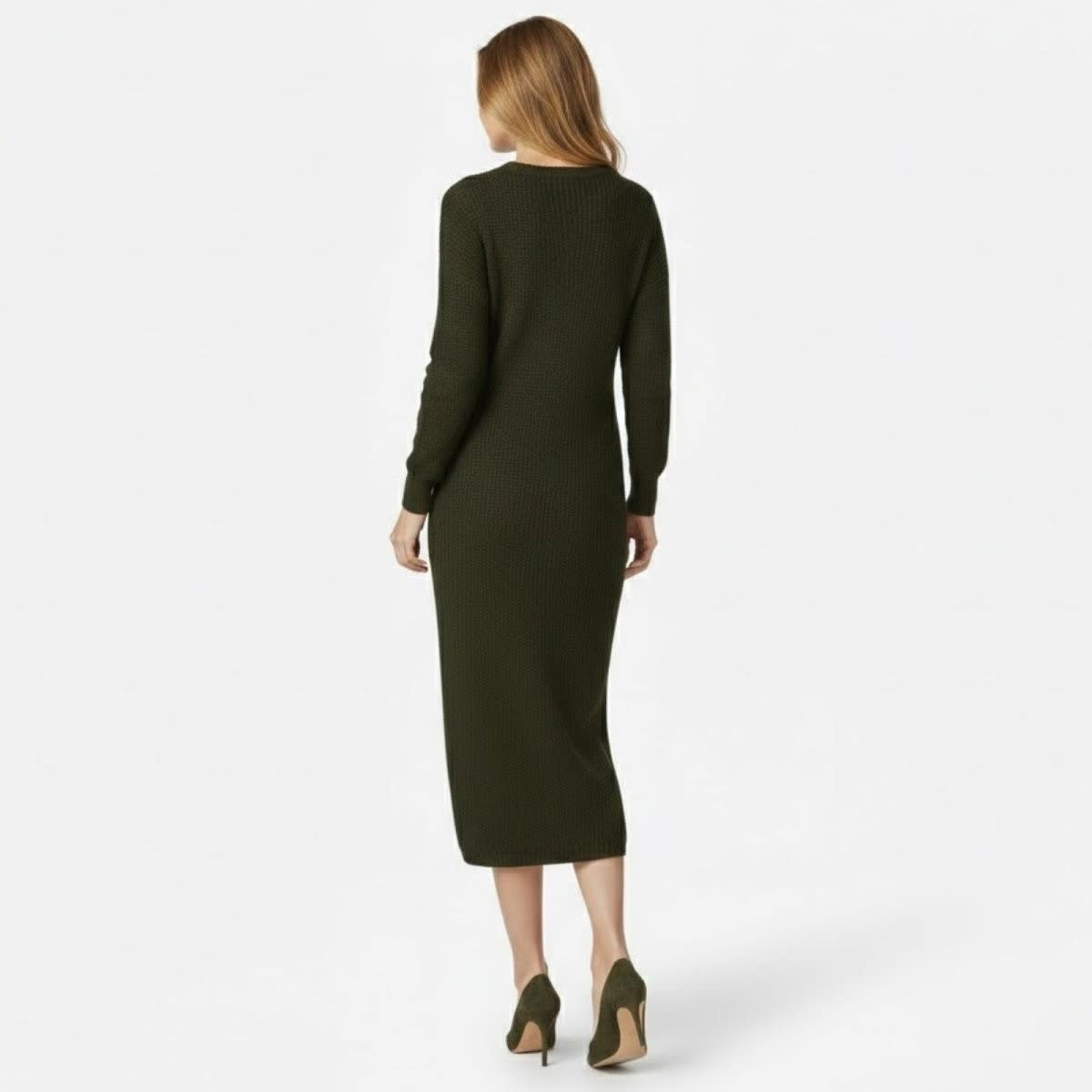 Selma Waffle Knit Midi Dress_3