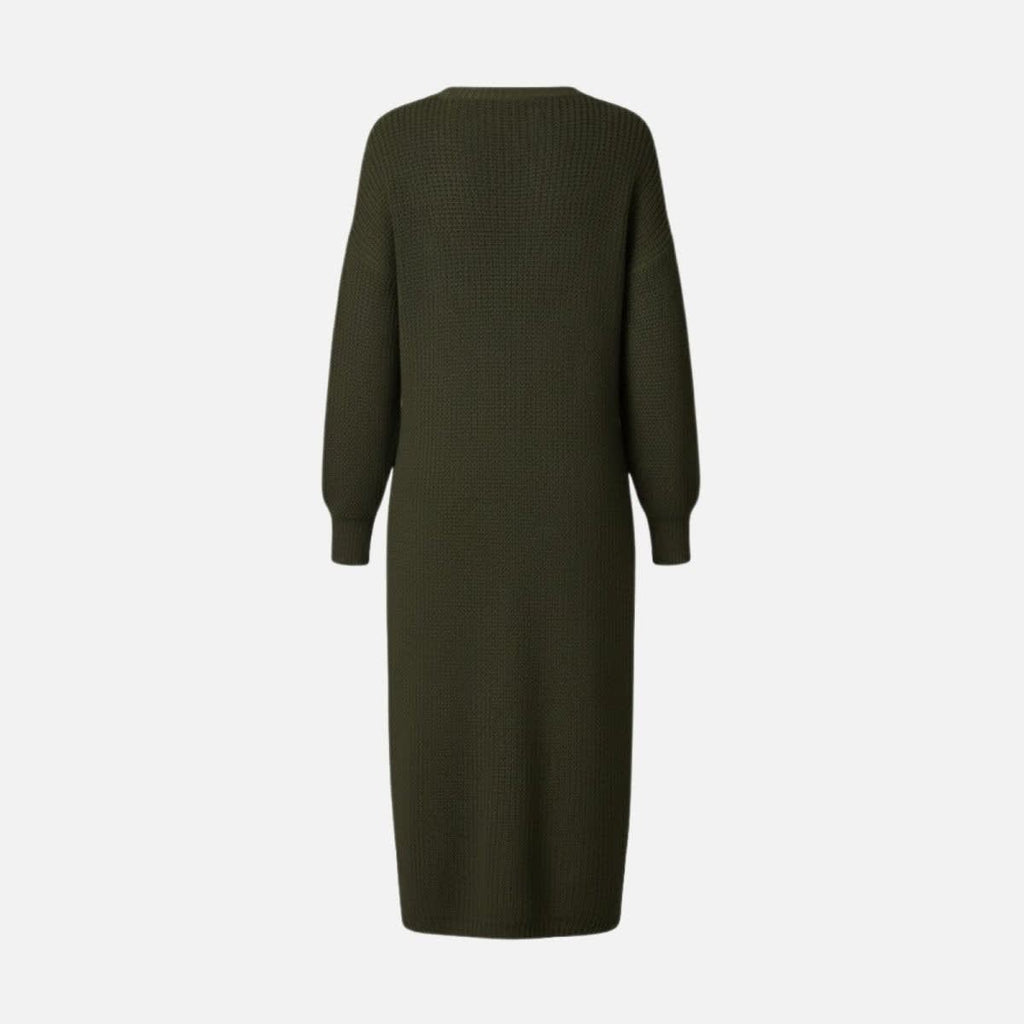 Selma Waffle Knit Midi Dress_5
