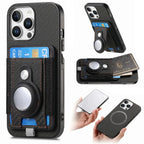 Carbon Fiber MagSafe iPhone Case with Card Wallet