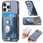 Carbon Fiber MagSafe iPhone Case with Card Wallet