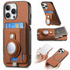 Carbon Fiber MagSafe iPhone Case with Card Wallet