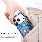 Carbon Fiber MagSafe iPhone Case with Card Wallet