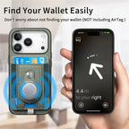 Carbon Fiber MagSafe iPhone Case with Card Wallet