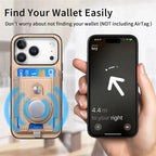 Carbon Fiber MagSafe iPhone Case with Card Wallet