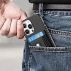 Carbon Fiber MagSafe iPhone Case with Card Wallet