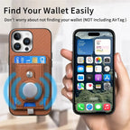 Carbon Fiber MagSafe iPhone Case with Card Wallet