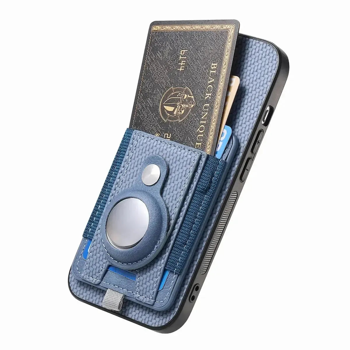Carbon Fiber MagSafe iPhone Case with Card Wallet