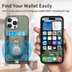 Carbon Fiber MagSafe iPhone Case with Card Wallet