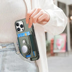 Carbon Fiber MagSafe iPhone Case with Card Wallet