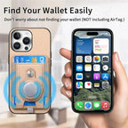 Carbon Fiber MagSafe iPhone Case with Card Wallet
