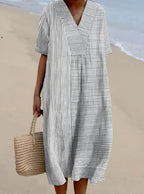 Hala Relaxed Printed Midi Dress_2