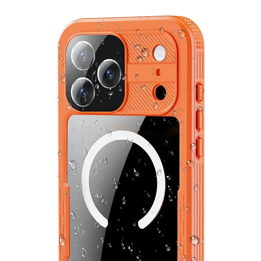 Heavy Duty Clear Back MagSafe iPhone Case