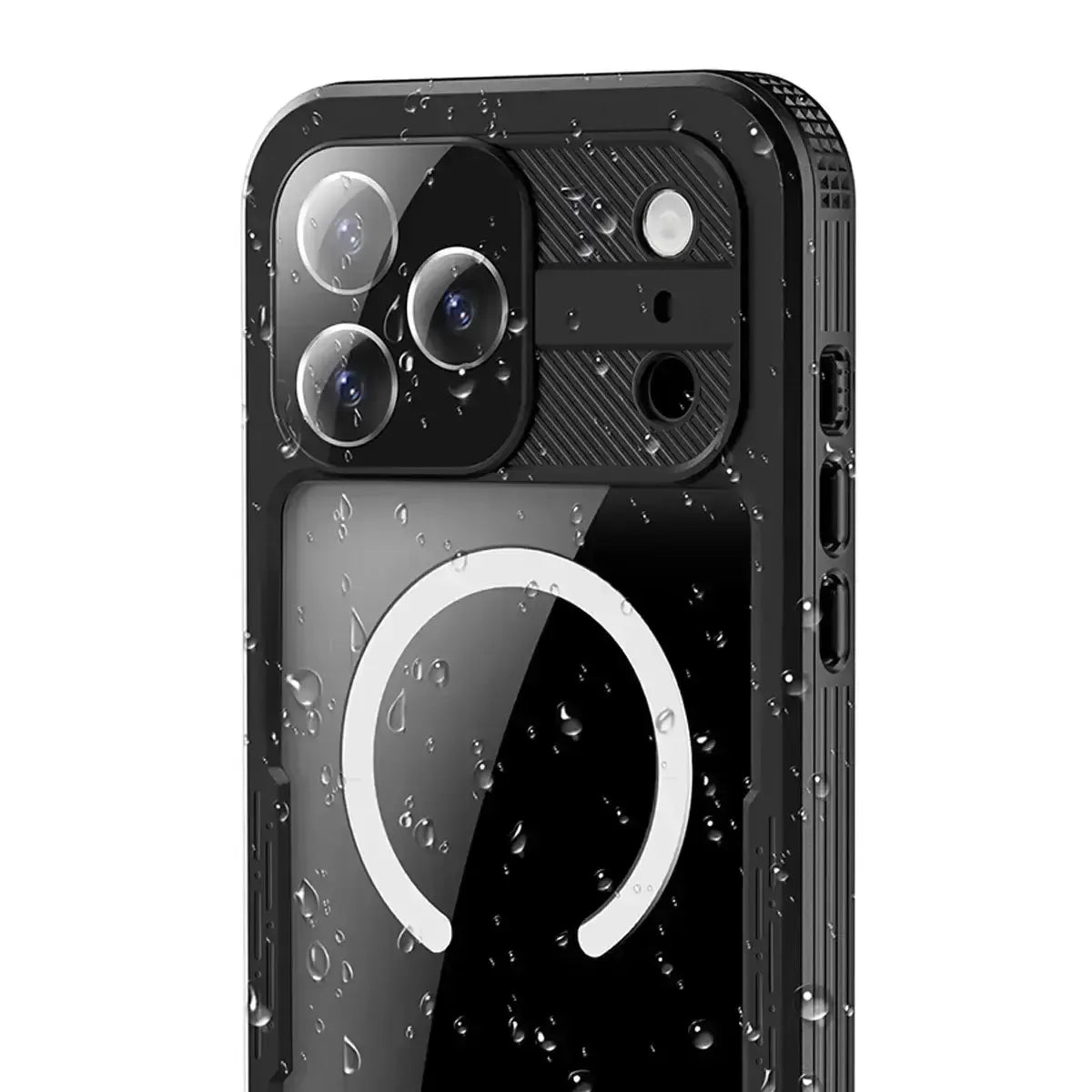 Heavy Duty Clear Back MagSafe iPhone Case