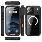 Heavy Duty Clear Back MagSafe iPhone Case